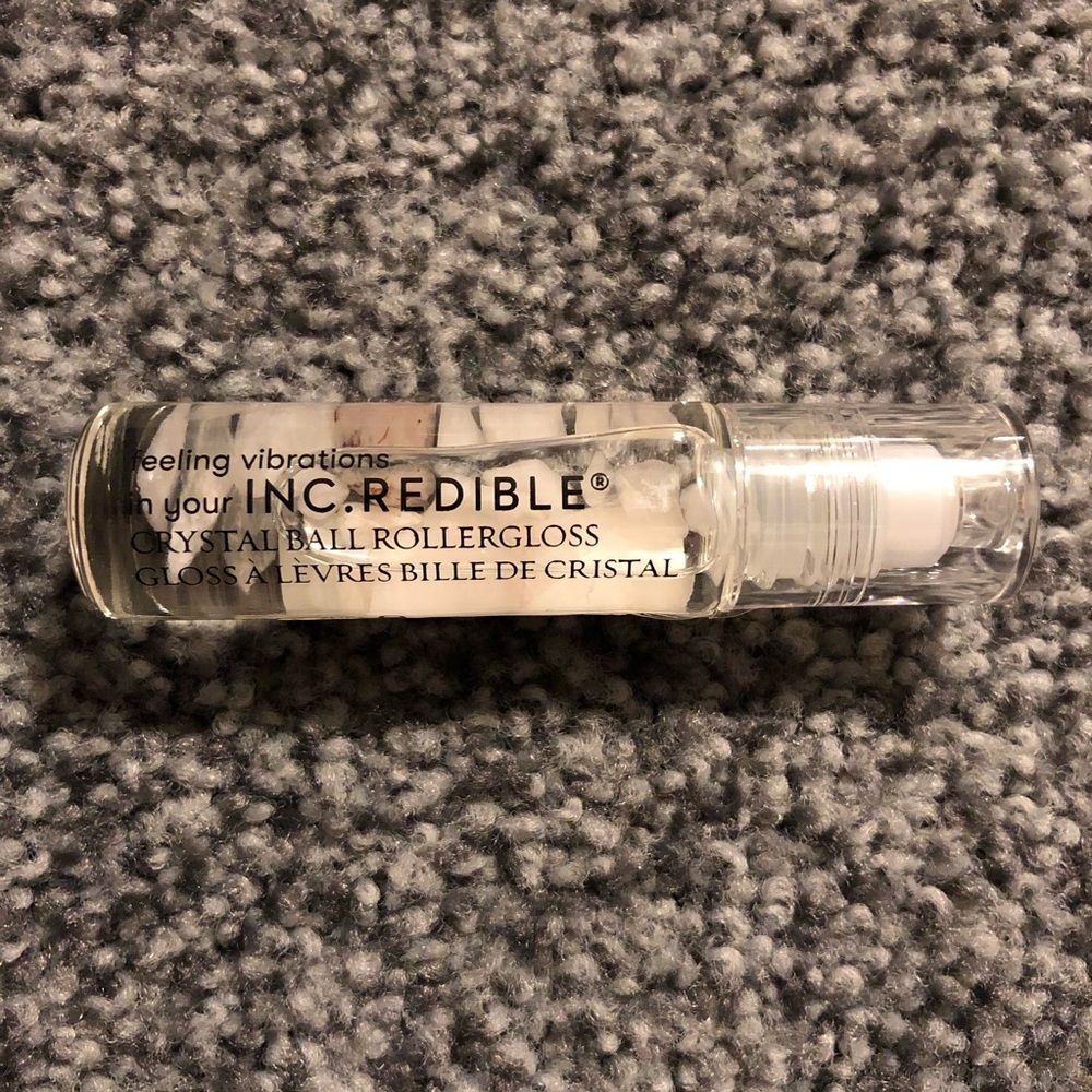 💋3/$15💋INC.redible Rose Quartz Crystal Ball Roller Gloss NWT